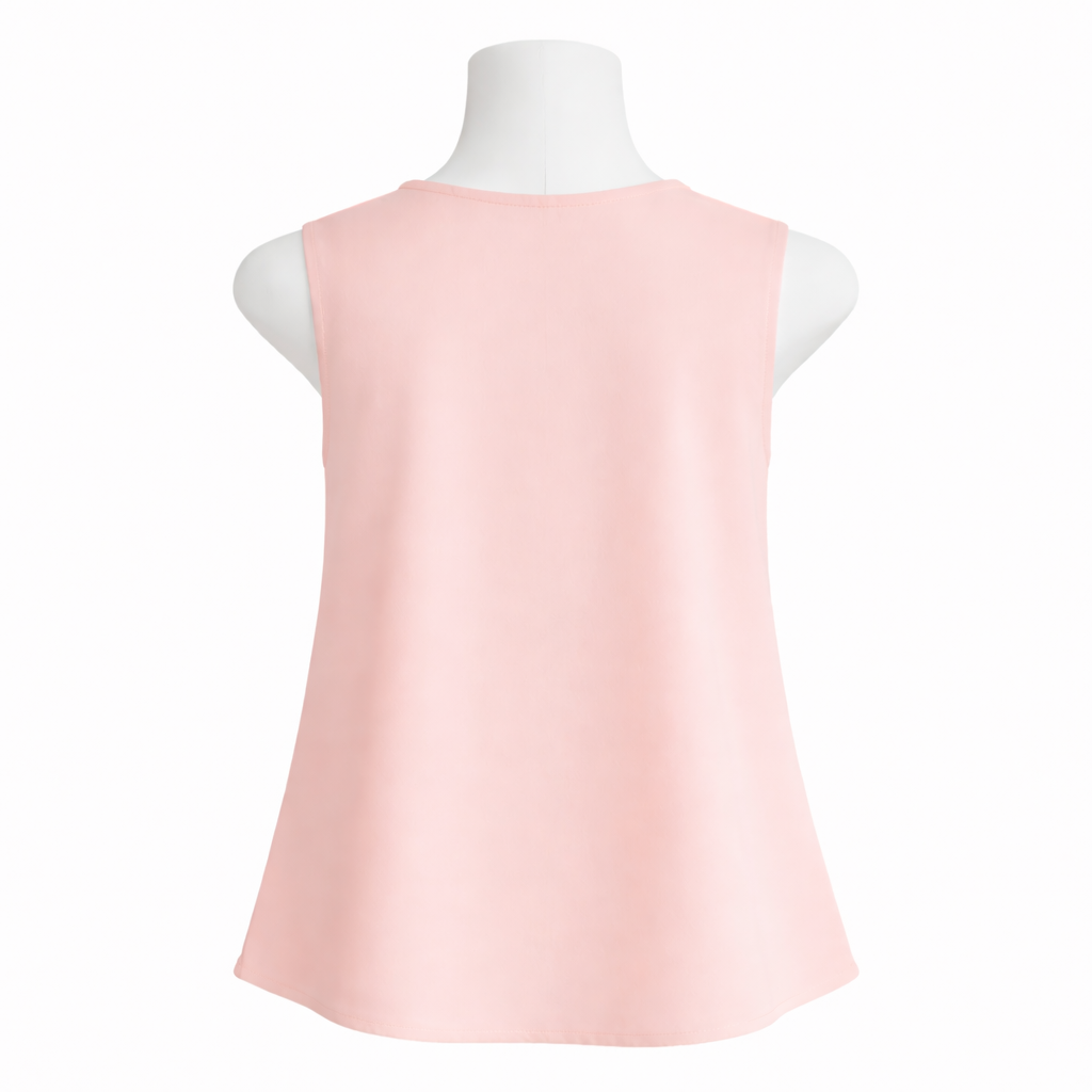 Blush Pearl Elegance Tank Top
