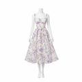 Lavender Bloom Midi Dress
