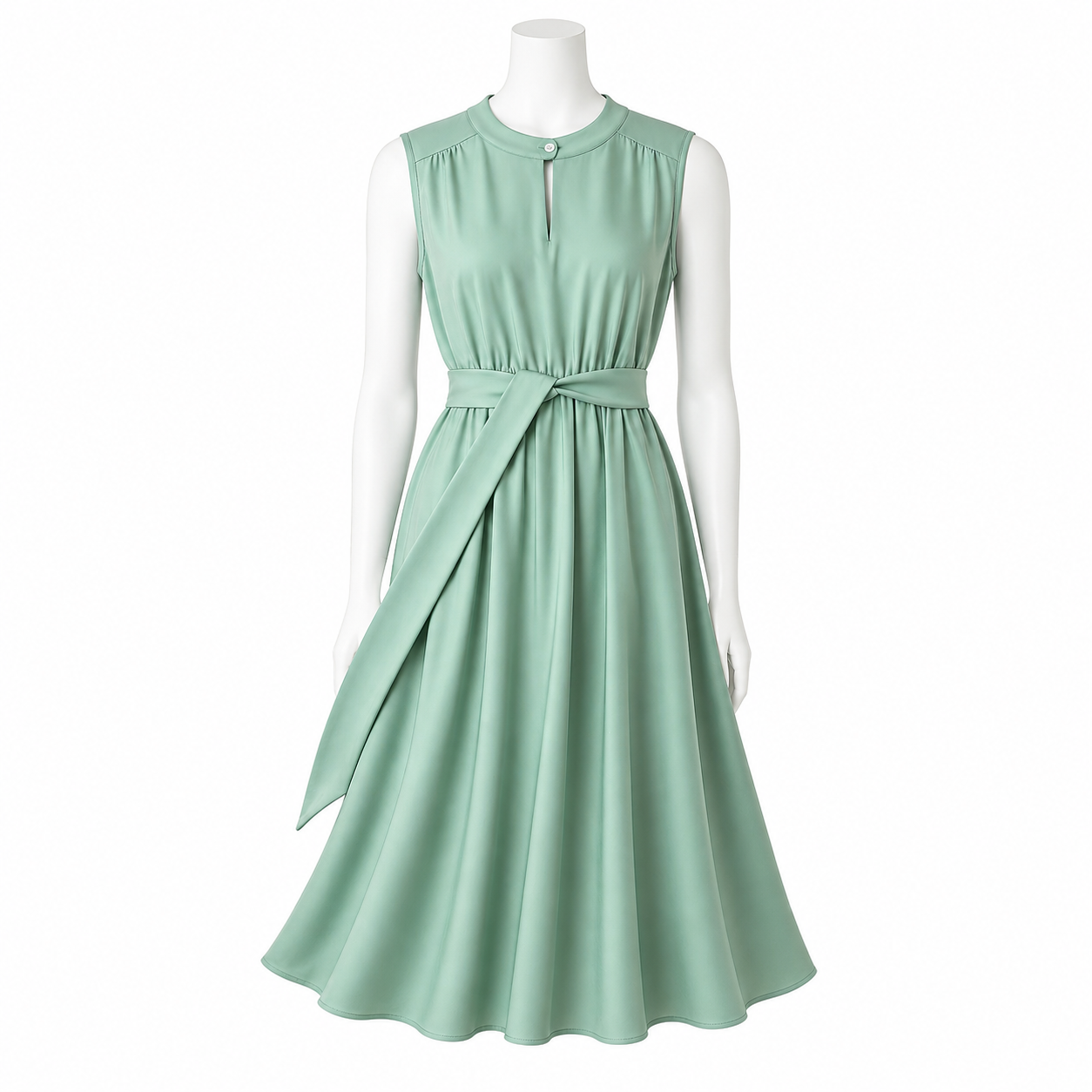 Sage Étoile Midi Dress