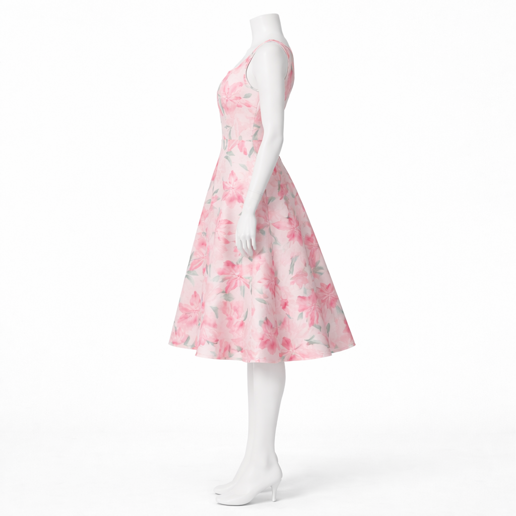 Blush Bloom Midi Dress