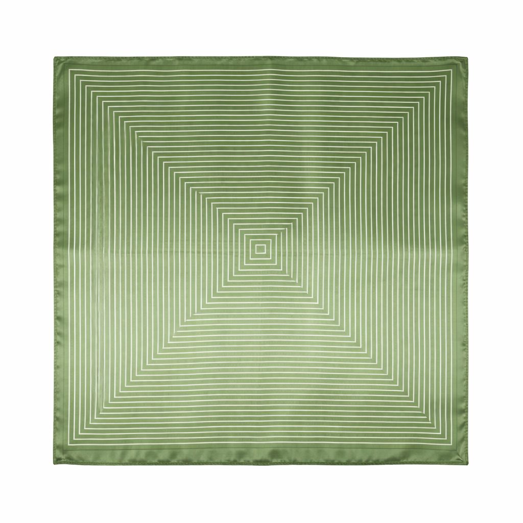 Sage Geometry Scarf