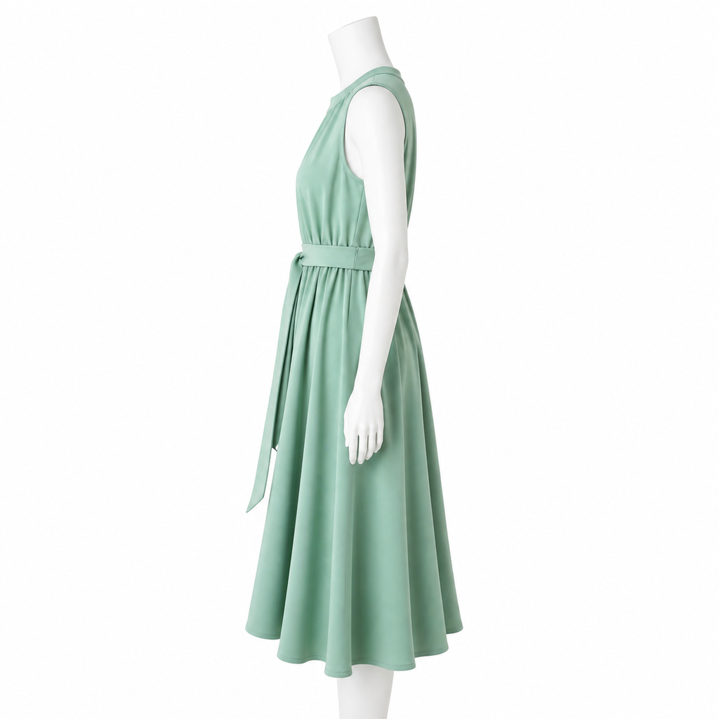 Sage Étoile Midi Dress