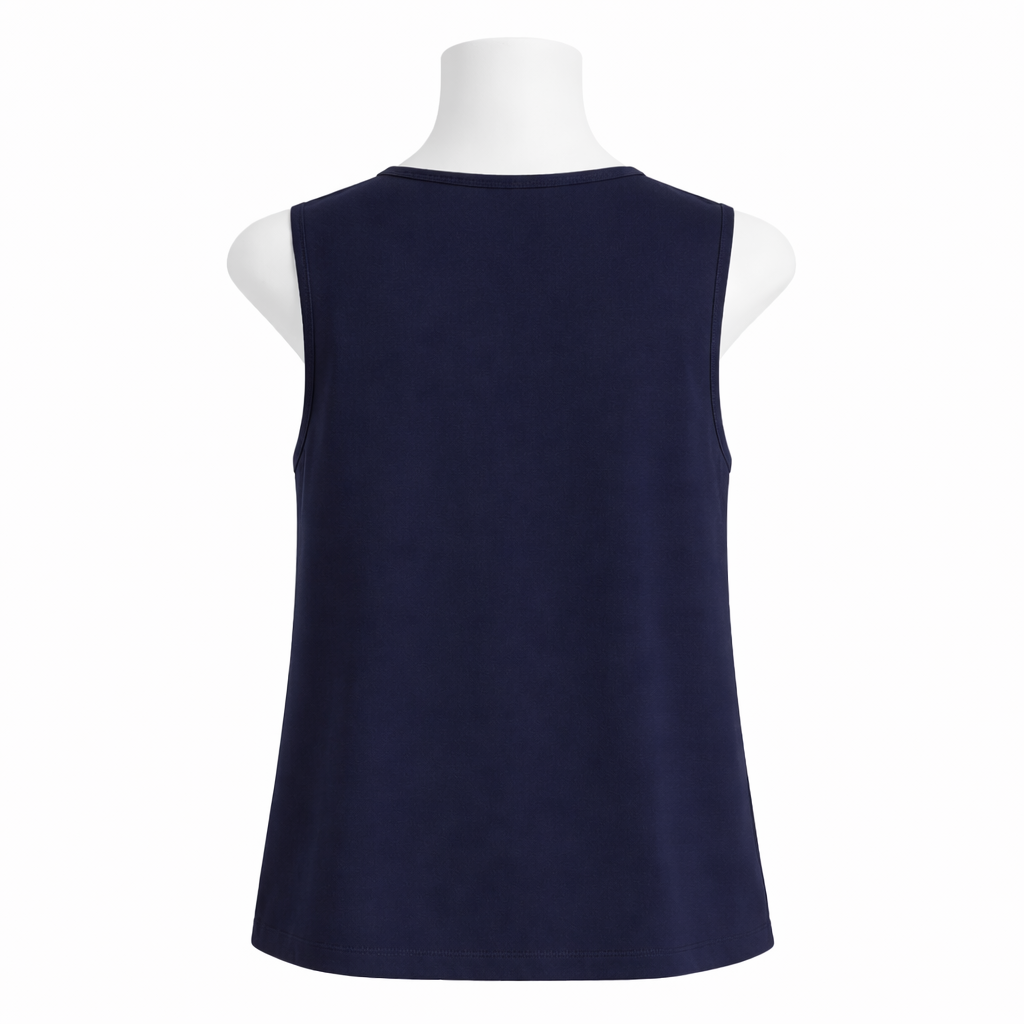Royal Pearl Luxe Tank Top