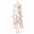 Rosé Linea Elegance Midi Dress