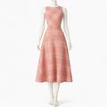 Rosewood Elegance Midi Dress