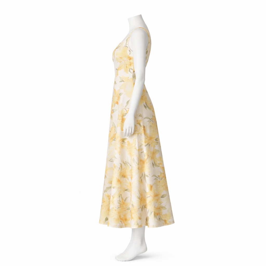Honey Blossom Midi Dress