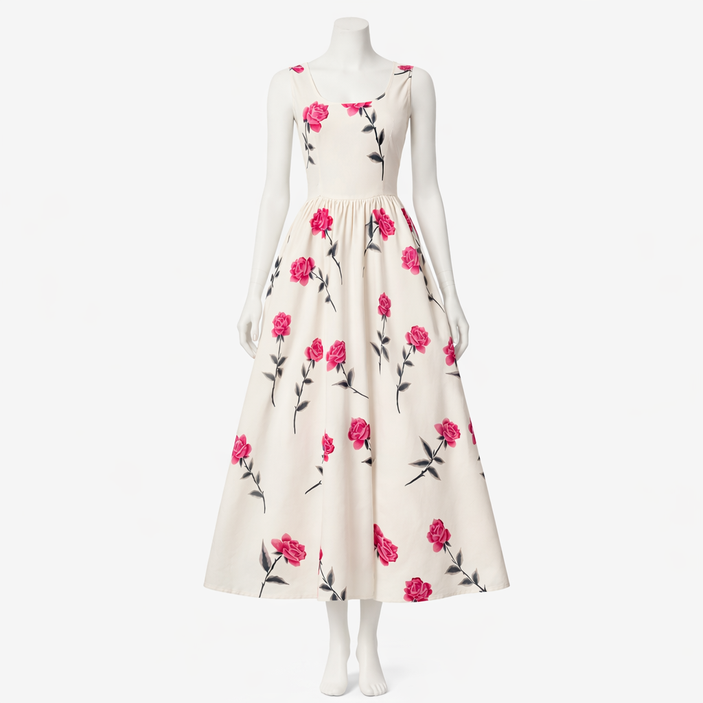 Maison Rose midi dress