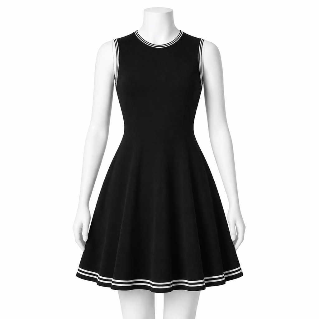 Sleeveless A-Line Mini Dress