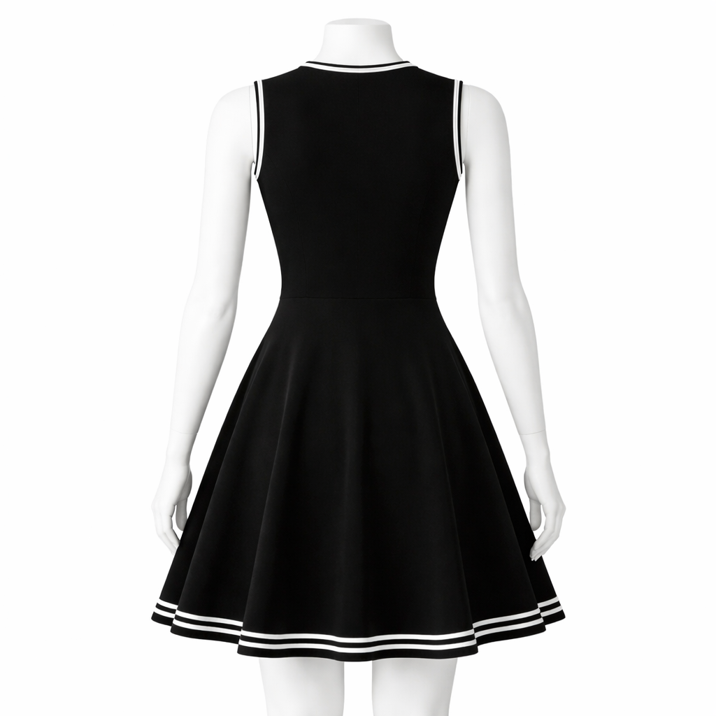 Sleeveless A-Line Mini Dress