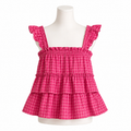 Rosé Riviera Ruffle Top