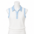 Azure Élan Knit Polo