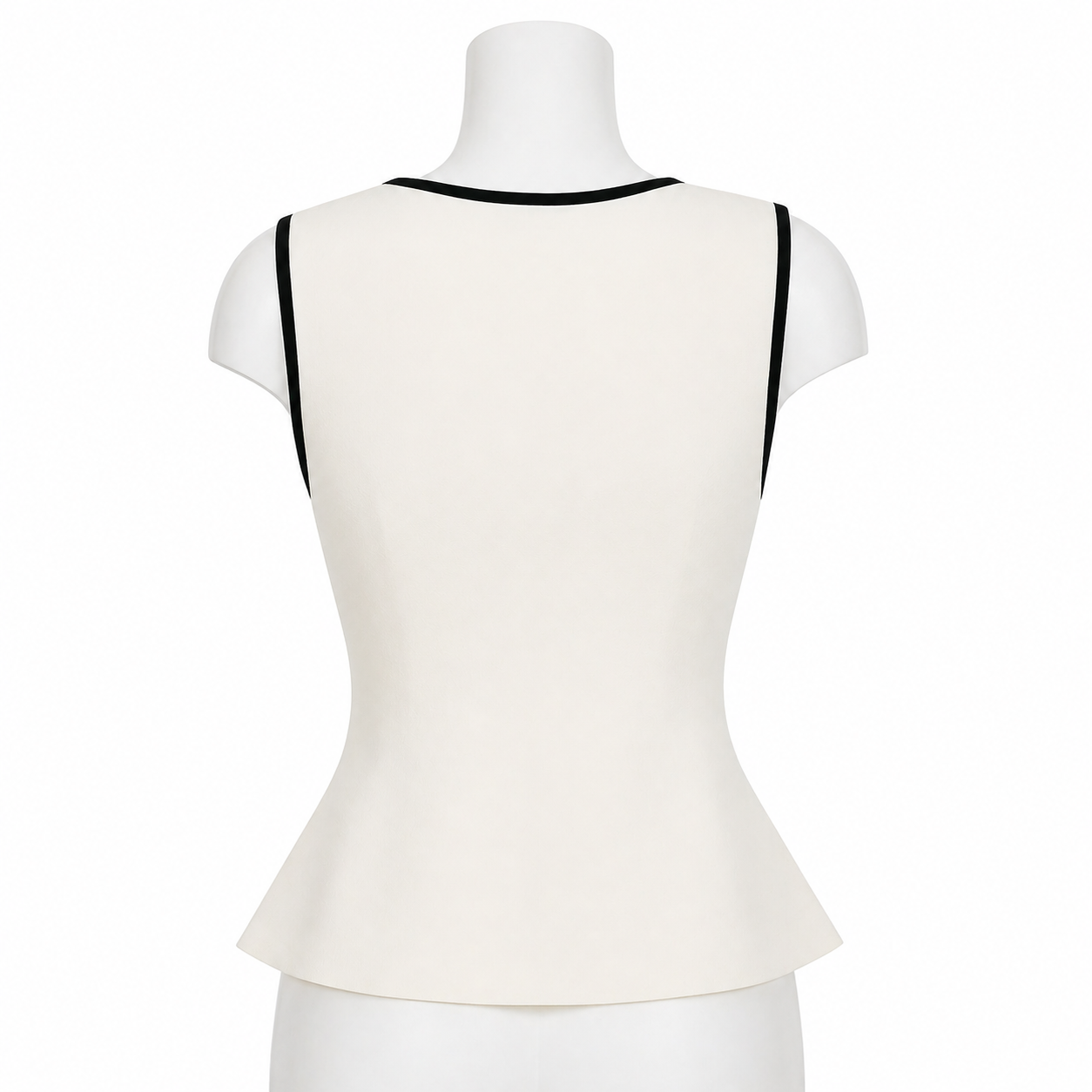 Étoile Noir Ruffle Peplum Top