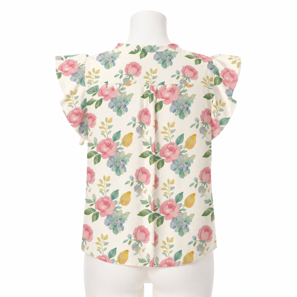 Blush Garden Silk Whisper Blouse