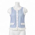Azure Élise Ruffle Vest