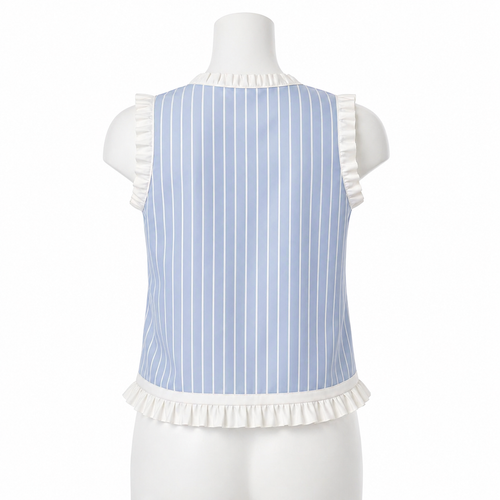 Azure Élise Ruffle Vest
