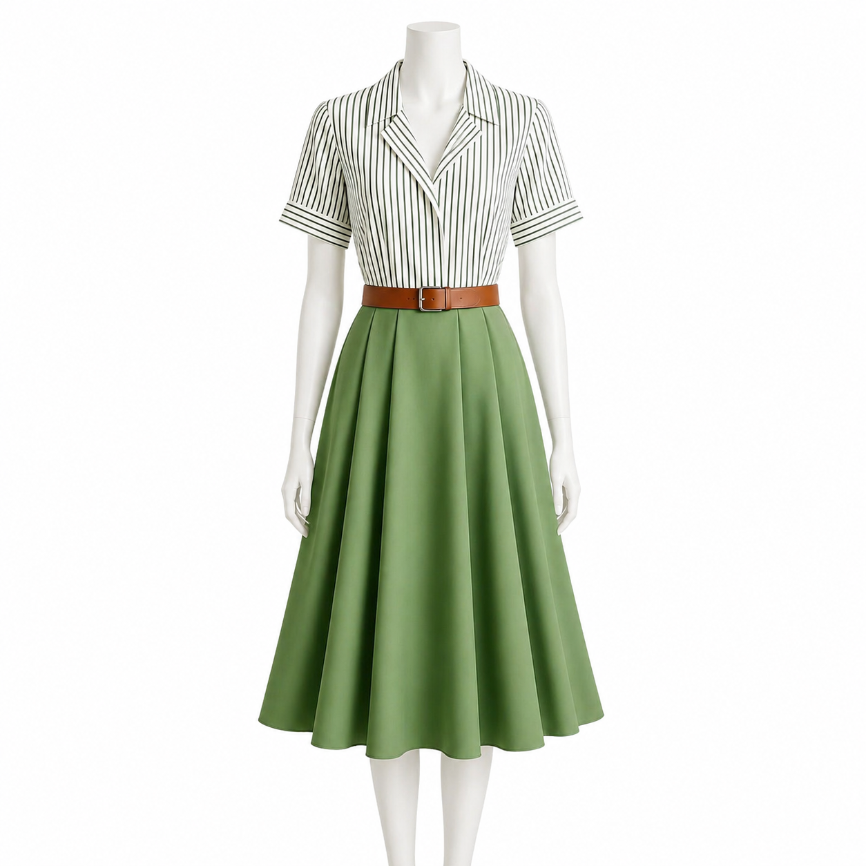 Verdant Atelier Midi Dress